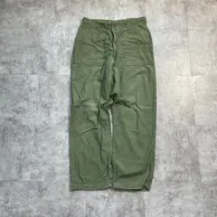60s アメリカ軍 実物 OG-107 ベイカーパンツ 34/31