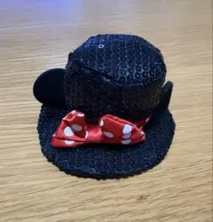 ディズニー　ミニーちゃん　ハットヘアピン