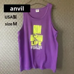 anvil アンビル タンクトップ USA製80's-90's ビンテージ Mのサムネイル