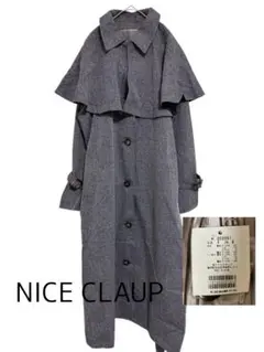 NICE CLAUP 2WAY ケープ付き ステンカラートレンチコート