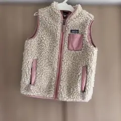 patagonia フリースベスト ピンク