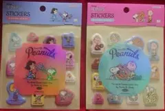 ビンテージPeanuts スヌーピー ミックスシール2種セット