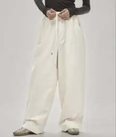 新品】 SEEALL Wide Sweat Pants AQUARELLO - メルカリ
