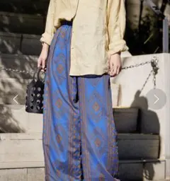 journal standard オリエンタルプリントワイドパンツ