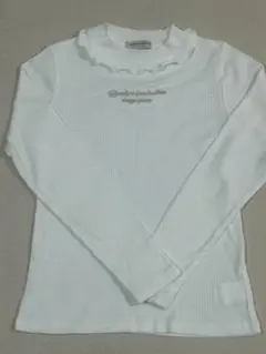 mezzo piano ホワイト長袖カットソー　160センチ（L）