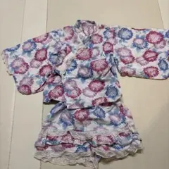 花柄甚平（紫陽花） 90cm