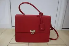 【超美品】アニエスベー　agnès b. ショルダーバッグ　ハンドバッグ　赤