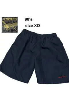 ★90s★BLACK FLYS★ショーツ★ショートパンツ★ロゴ★スケーター★XO