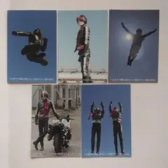 カルビー:シン・仮面ライダーチップス カード5枚セット 2023年製です。