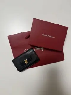 未使用級 Salvatore Ferragamo キーケース ゴールド金具 - メルカリ