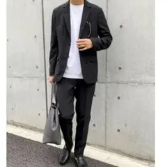 新品◇SHIPS any サマー ライト セットアップ スーツ M ブラック