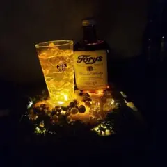 トリス　ヴィンテージ瓶　エラーラベル レジンアート