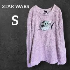 STAR WARS【S】ピンク モコモコ トップス ベビーヨーダ 刺繍 部屋着のサムネイル