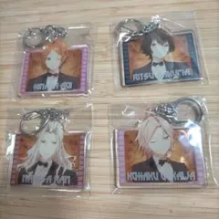 トレーディングセピアちっくキーホルダー　あんスタ 劇場版　4個
