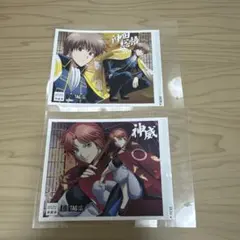 銀魂 ラベル缶 ステッカー 沖田 神威 自販機 サントリー 吉原大炎上