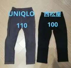 UNIQLO　レギンス　10分丈　西松屋　110 100