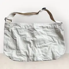 【白】ショルダーバッグ 内ポケット メッセンジャーバッグ A4 新生活