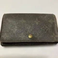 【鑑定済】LV モノグラム トレゾール L字ファスナー（訳あり・リペア用）