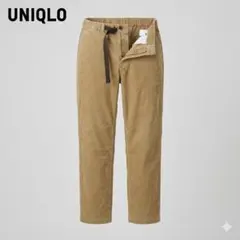 UNIQLO ユニクロ ストレッチ コーデュロイパンツ ウェビングベルト M