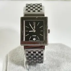 xC　動作品　レディース腕時計　ガンメタ　CITIZEN　クロスシー　スクエアのサムネイル