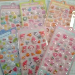 立体3Dシール６パックセット。