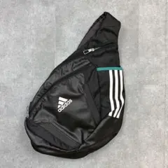00s Y2K adidas アディダス 刺繍ロゴ ワンショルダー