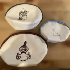 ムーミン ポーチ 3点セット