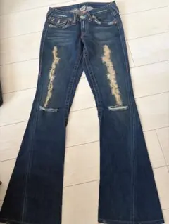 訳ありTRUE RELIGION JOEY フレアデニム W24 【Y2K 】 - メルカリ