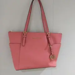【美品】MICHAEL KORS ピンク トートバッグ