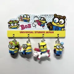 ユニバ usj ミニオン チャームセット キーホルダー