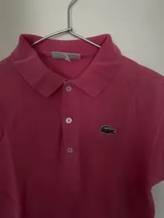 Lacoste ピンク ポロシャツ 半袖