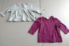 【まとめ売り70cm】H&M　ベビー　長袖　トップス　ロンT
