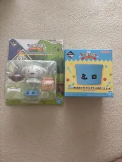 一番くじ クレヨンしんちゃん D賞シロ F賞 オラのおでかけランチグッズあそーと