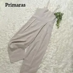 リネン風 サロペット　オールインワン　生成り　コットン　レーヨン