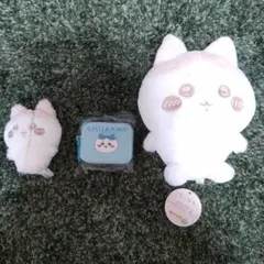 ちいかわ ぬいぱれっと ミルクいろ 紐つきマスコットとぬいぐるみ他ハチワレset