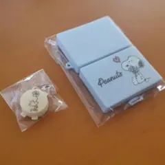 ☆新品・未使用・未開封☆ゼクシィ 付録 スヌーピー 印鑑ケース&朱肉 2点セット