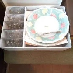 更にお値下げしました。 BTO CHINA チューリップ柄食器セット