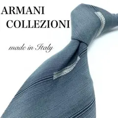 【極美品】ARMANI COLLEZIONI ネクタイ ストライプ 希少 伊製