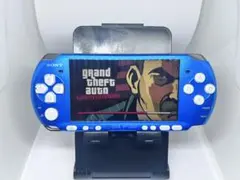 SONY PSP3000本体　バイブラントブルーカスタム【すぐ遊べるセット品】
