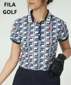 【FILA GOLF／フィラゴルフ】レディース 美品 ポロシャツ (M)