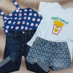 １３０センチ　女の子　夏服4点まとめ売り