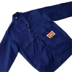 70s 80s フランス製 GFC ワークジャケット サイズ40 青 ナス紺