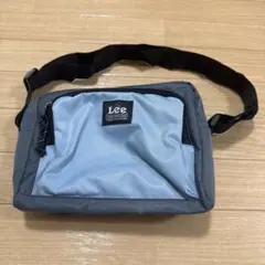 【新品】Lee ショルダーバッグ ライトブルー/グレーのサムネイル
