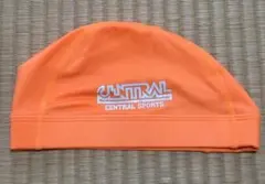 セントラルスポーツ　水泳帽子　オレンジ　Ｌサイズ