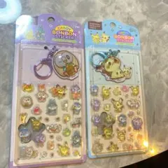 正規品！韓国限定！ポケモンBONBON STICKER ボンボンシール２個セット