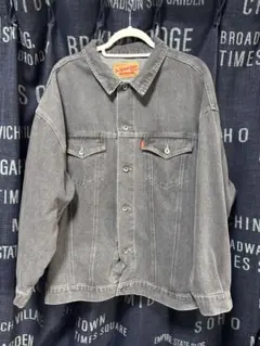グレー デニムジャケット オーバーサイズ