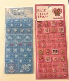 【正規品】カットピースシール＆タイルシール　日焼けキティ ペガサス＆ユニコーン