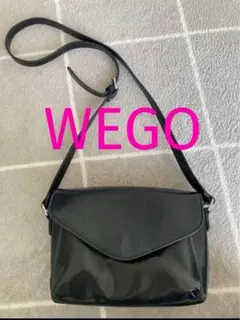 WEGO ショルダーバッグ ブラック