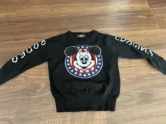 ミッキーマウスセーターと黒パンツセット
