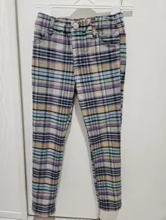 チェック柄 パンツ キッズ BREEZE 130cm ズボン